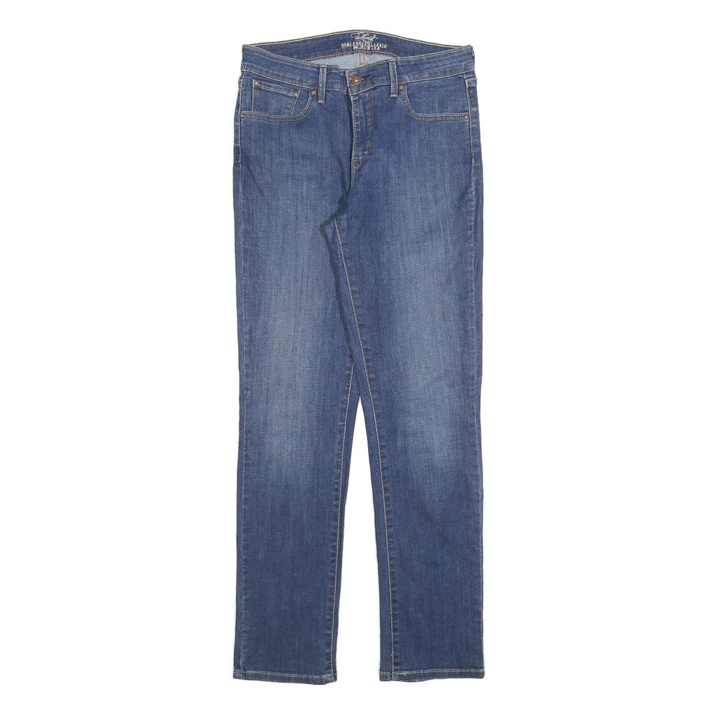 LEVI'S Womens Jeans Blue Slim Straight Denim Medium W30 L32 Classic Fit Zip