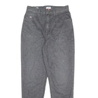 TOMMY JEANS Womens Jeans Grey Regular Skinny Denim Raw W29 L29 Classic Fit Zip