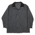SPORT PERFORMANCE Mens Grey Jacket L Polyester Blend Classic Zip Outdoor Jacket