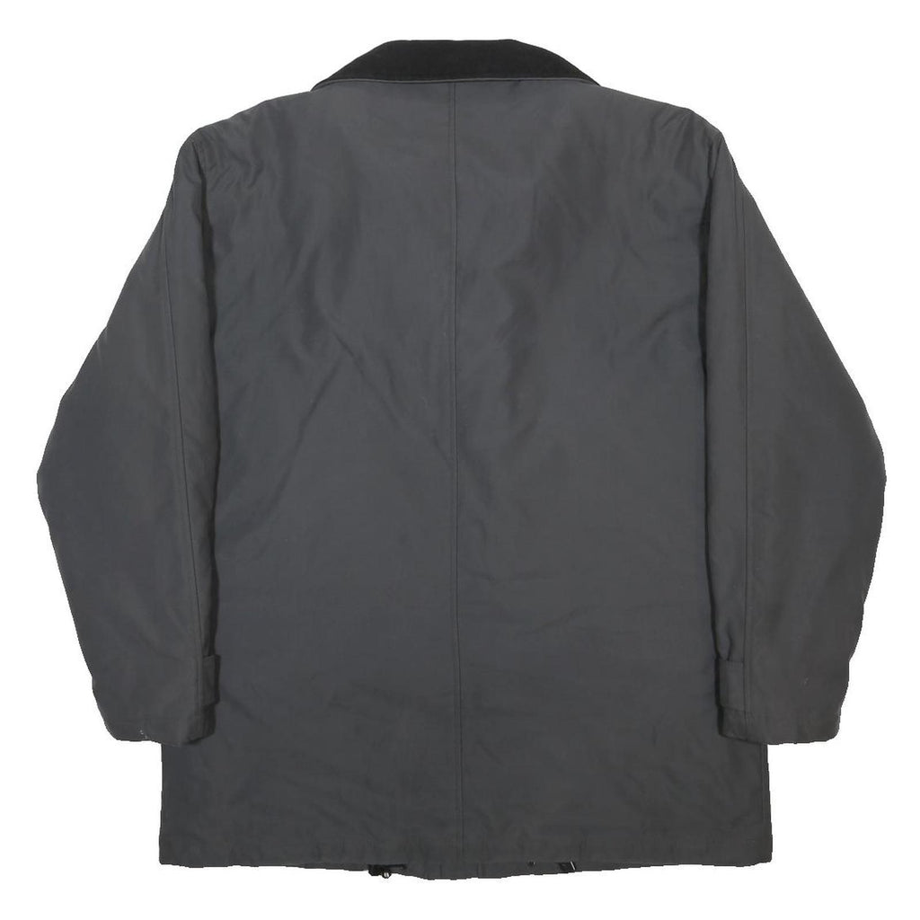 SPORT PERFORMANCE Mens Grey Jacket L Polyester Blend Classic Zip Outdoor Jacket