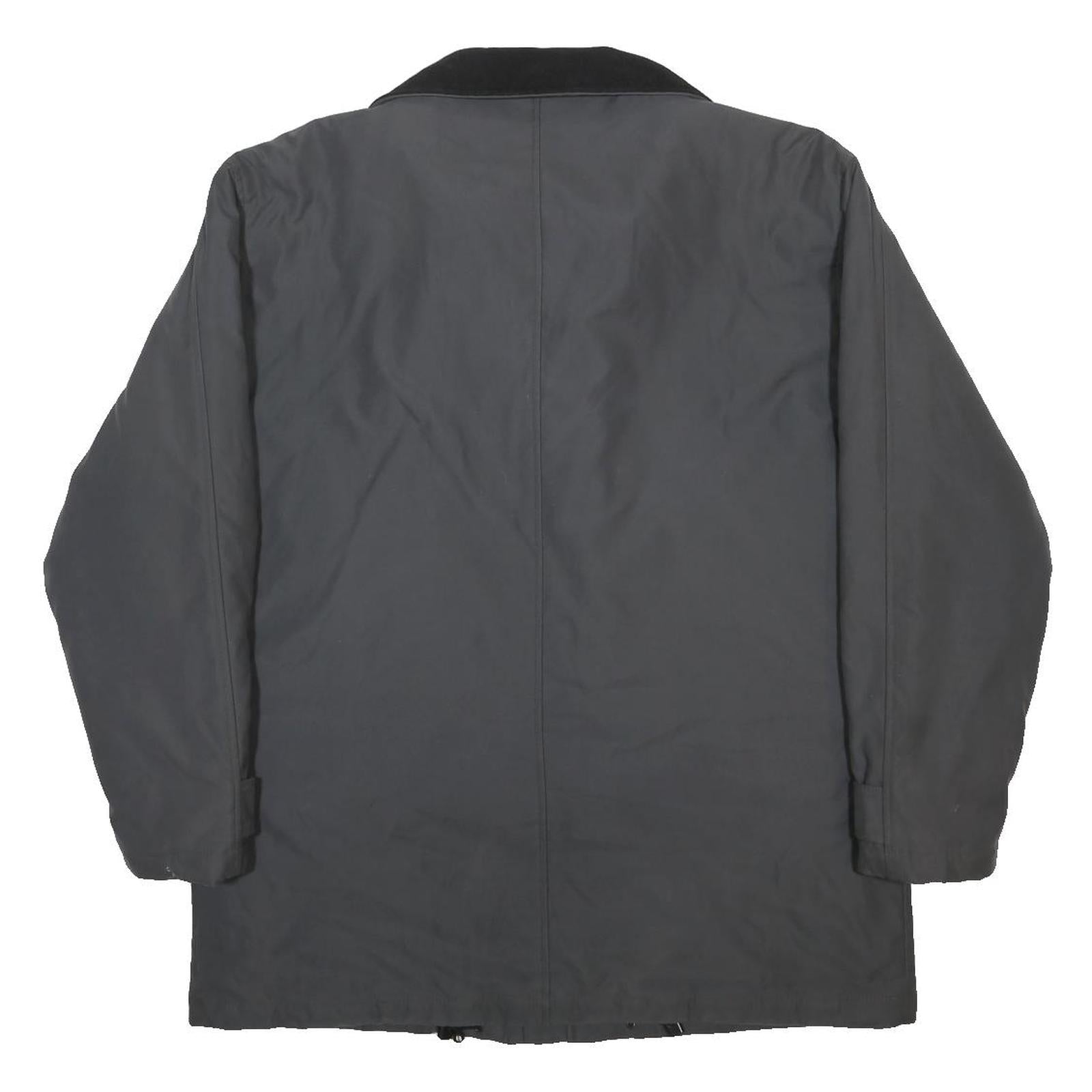 SPORT PERFORMANCE Mens Grey Jacket L Polyester Blend Classic Zip Outdoor Jacket