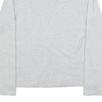 TOMMY HILFIGER Womens Grey Long Sleeve T-Shirt Crew Neck Cotton Blend L