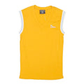 RALPH LAUREN POLO JEANS COMPANY Womens Yellow Sleeveless V-Neck T-Shirt M