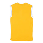 RALPH LAUREN POLO JEANS COMPANY Womens Yellow Sleeveless V-Neck T-Shirt M