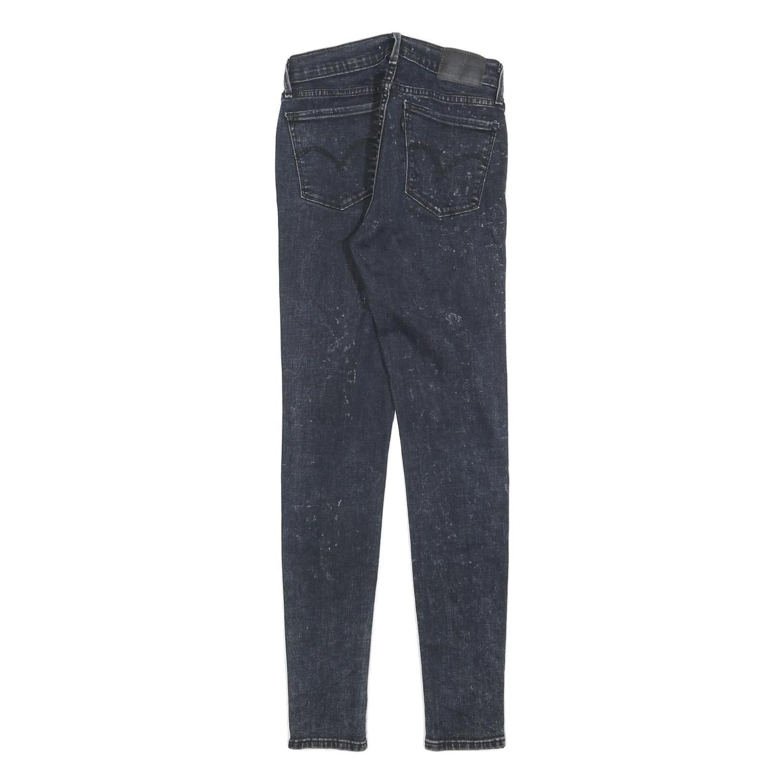 LEVI'S 710 Womens Jeans Blue Slim Skinny Denim W26 L30 Stretch Casual