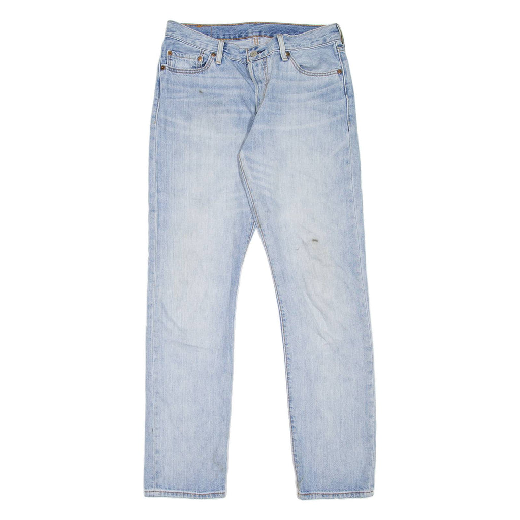LEVI'S 501 Jeans Womens Blue Regular Straight Stone Wash W30 L32