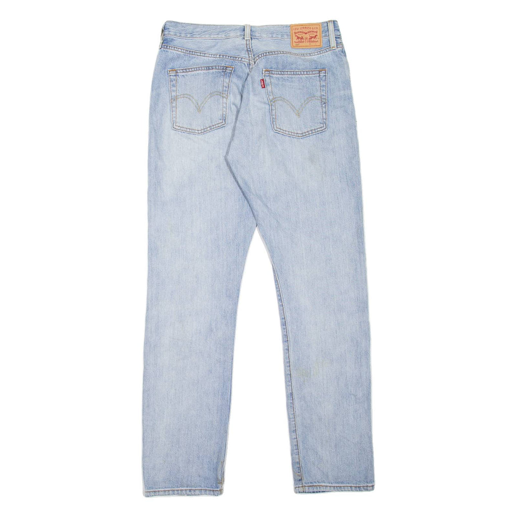 LEVI'S 501 Jeans Womens Blue Regular Straight Stone Wash W30 L32