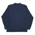 NIKE Mens Navy Blue Modern T-Shirt M Long Sleeve Crew Neck Sportswear