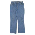 WOODPECKER Womens Jeans Blue Relaxed Straight W32 L30