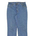 WOODPECKER Womens Jeans Blue Relaxed Straight W32 L30