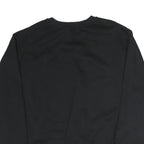 NIKE Mens Black A Football Crew Neck L Sweatshirt Cotton Long Sleeve Pullover