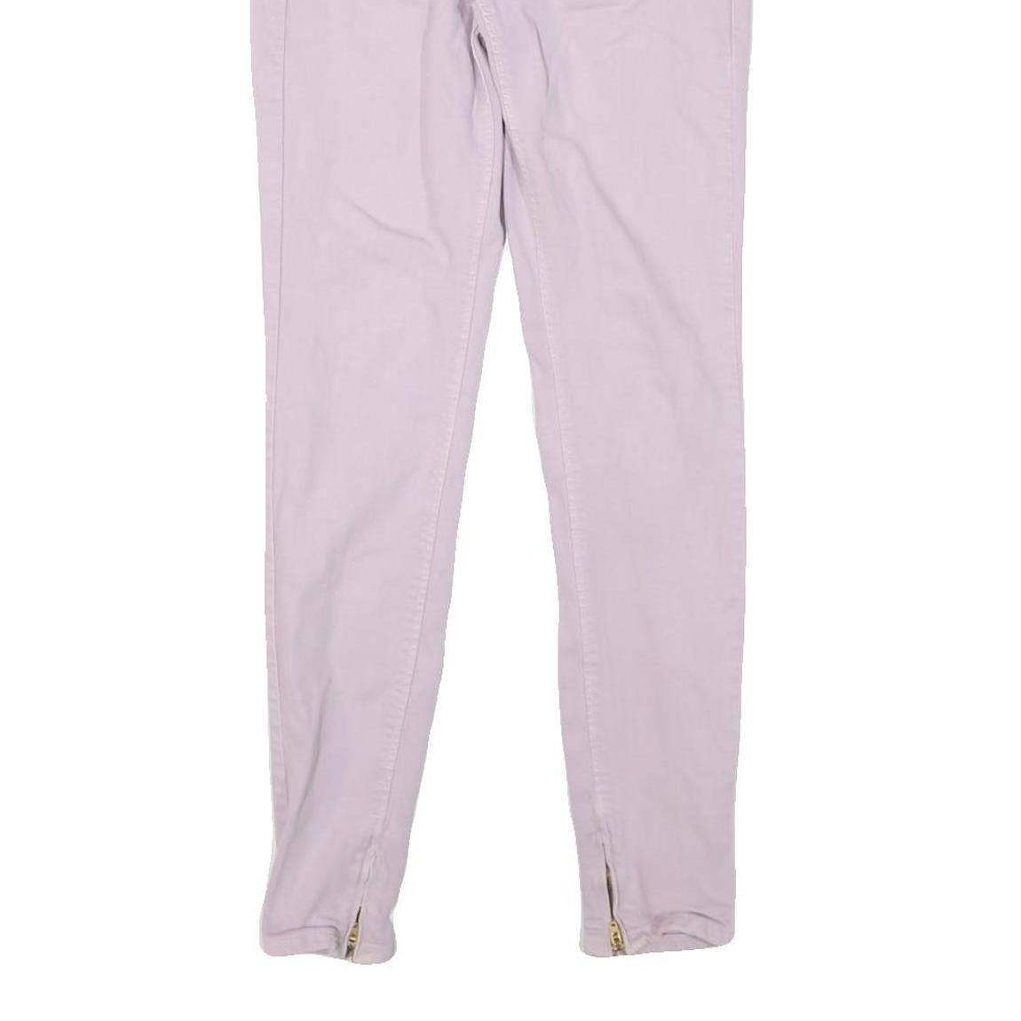 LEVI'S Womens Slim Pink Cotton Blend Denim Jeans W26 L29 Zip Skinny Stylish