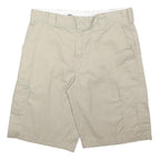 DICKIES Mens Shorts Beige Cargo Plain M W33 Durable Workwear Pockets