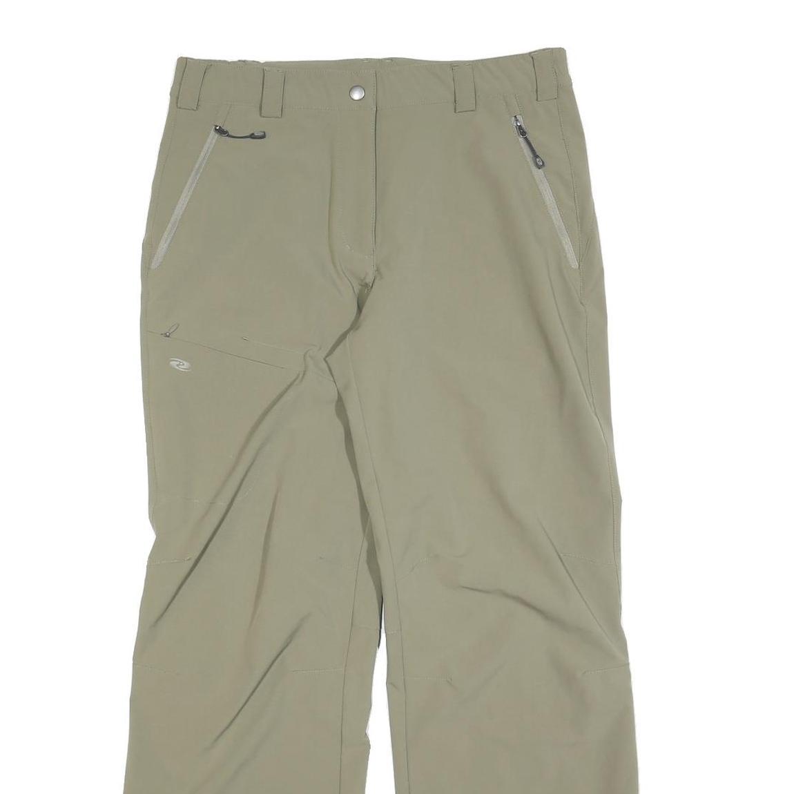 NRG Mens Polyester Blend Beige Regular Regular Fit Trousers W32 L32 Outdoor