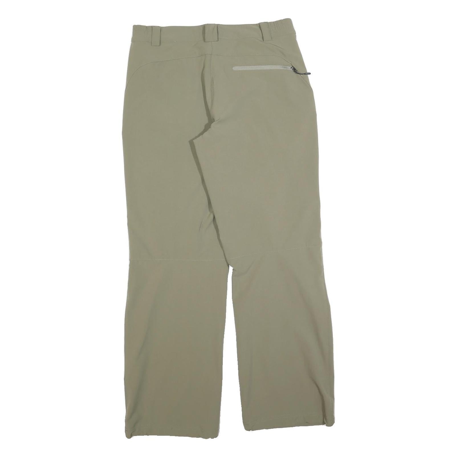 NRG Mens Polyester Blend Beige Regular Regular Fit Trousers W32 L32 Outdoor