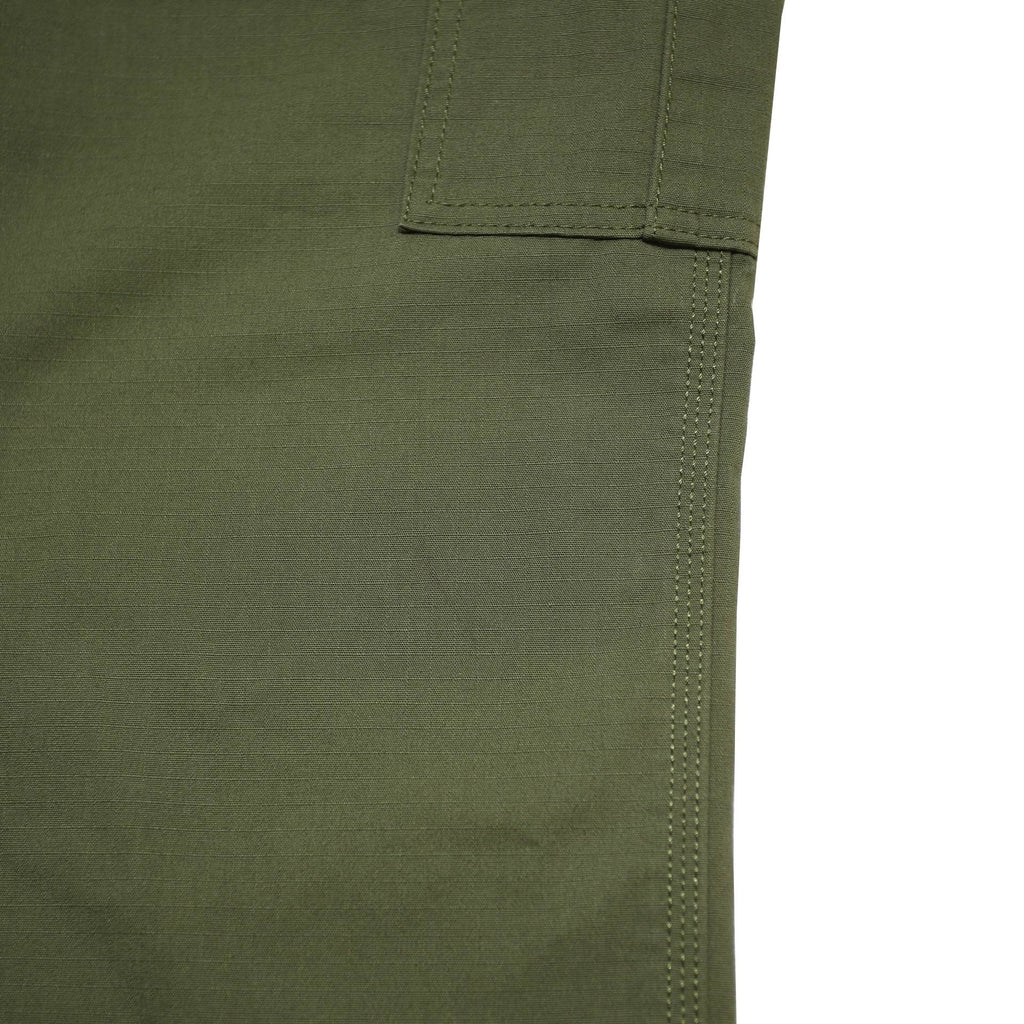 CARHARTT Mens Cotton Blend Green Straight Relaxed Cargo Trousers W38 L30