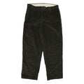 NAUTICA Mens Cotton Blend Relaxed Brown Corduroy Trousers W31 L28 Casual Zip
