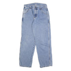 DICKIES Mens Jeans Blue Regular Straight Denim Light W28 L28 Workwear Carpenter