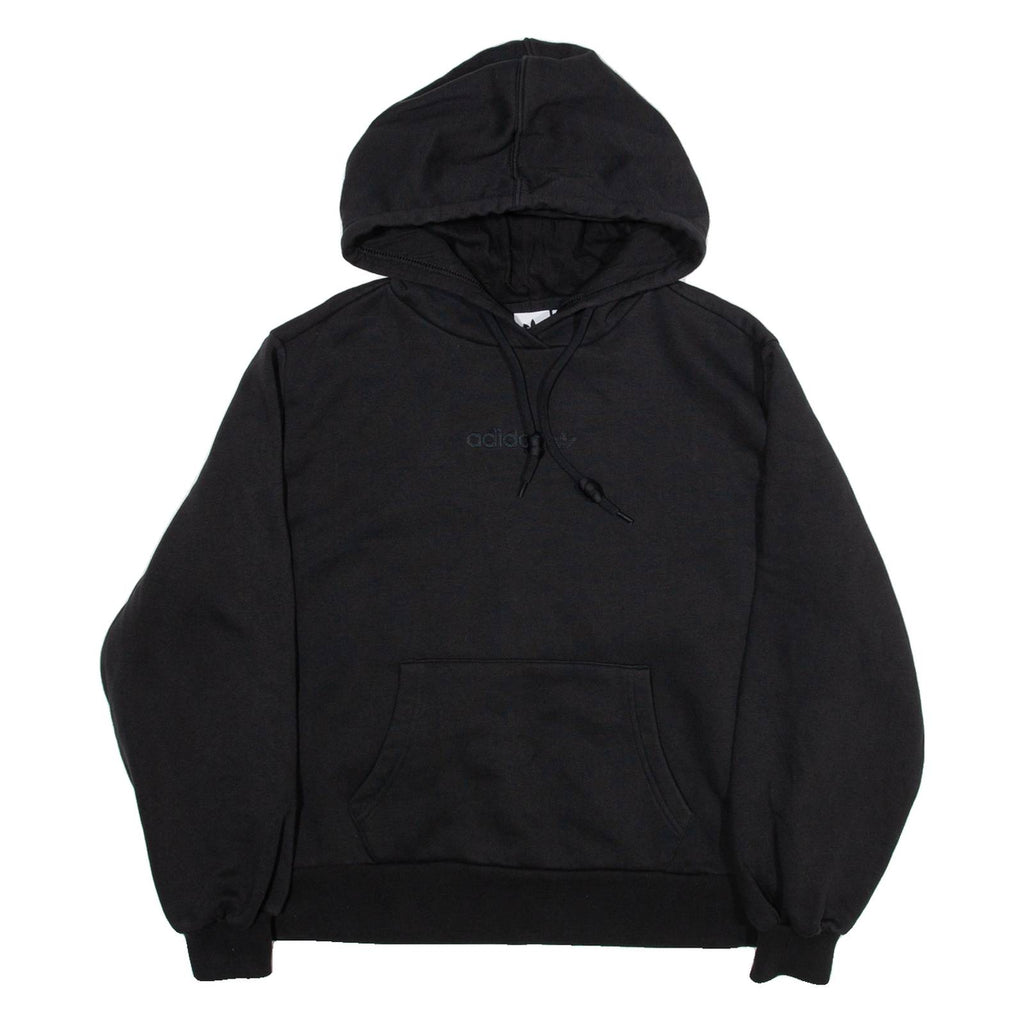 ADIDAS Womens Black Hoodie UK 8