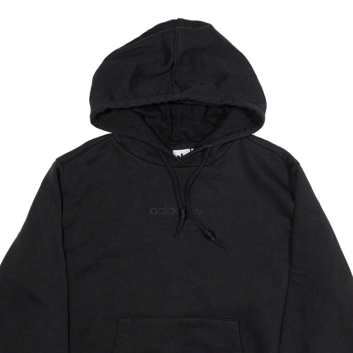 ADIDAS Womens Black Hoodie UK 8