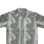 ISLAND TROPICS Boys Green Printed Shirt XL Polyester Blend Lightweight Casual