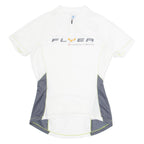 ODLO Cycling Womens Jersey White 1/4 Zip M