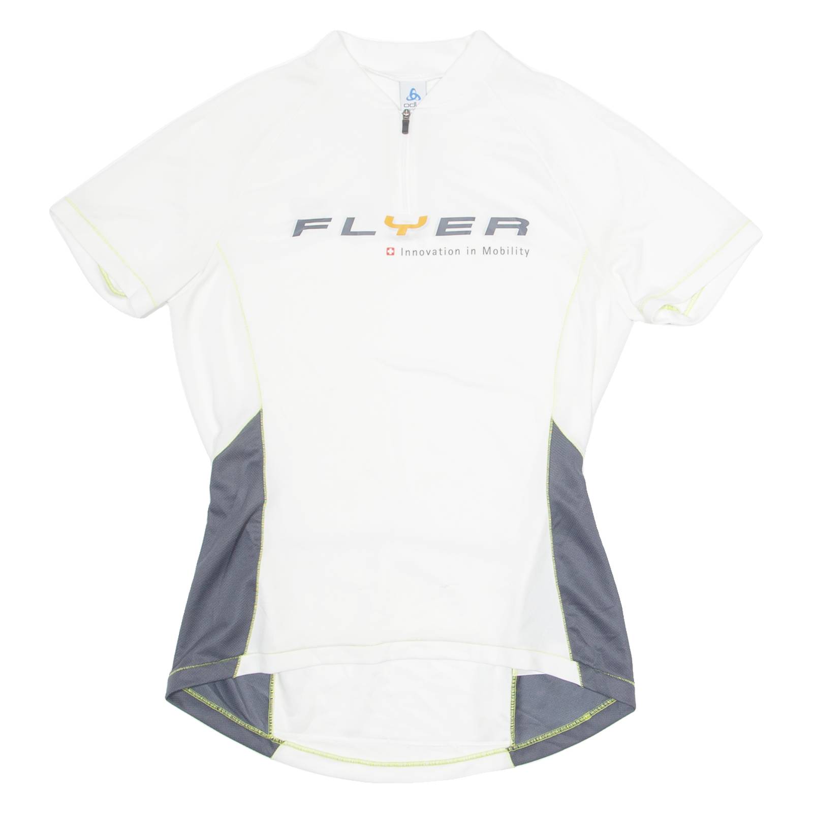 ODLO Cycling Womens Jersey White 1/4 Zip M