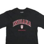 OLD VARSITY BRAND Mens Black Indiana Hoosiers T-Shirt L Short Sleeve Crew Neck