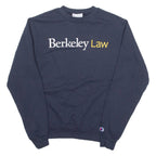 CHAMPION Womens Sweatshirt Blue S