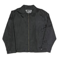 TOM TAILOR Mens Black Jacket XL Polyester Blend Plain Zip Casual Outerwear