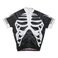 WOSAWE Mens Black & White Skeleton Graphic T-Shirt 2XL Short Sleeve Round Neck