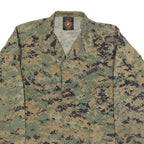 PROPPER INTERNATIONAL Mens Green Camouflage Outdoor Cotton Blend Jacket M Button