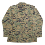 PROPPER INTERNATIONAL Mens Green Camouflage Outdoor Cotton Blend Jacket M Button