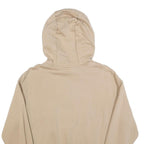 NIKE Womens Beige Hoodie S Cotton Blend Pullover Casual Sportswear