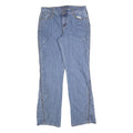 BACCINI Womens Jeans Blue Regular Straight Denim Medium W30 L32 Studded Detail