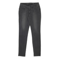 LEVIS Womens Black Slim Skinny Denim Cotton Blend Dark Wash W27 L32 Stretch Zip
