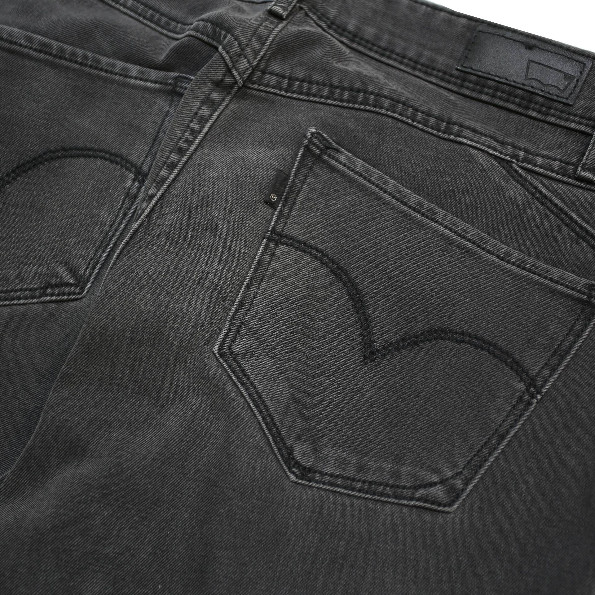 LEVIS Womens Black Slim Skinny Denim Cotton Blend Dark Wash W27 L32 Stretch Zip