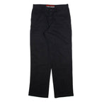 DICKIES Mens Trousers Black Regular Straight W30 L32