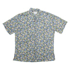 BISHOP ST Mens Shirt Black Crazy Pattern M