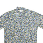BISHOP ST Mens Shirt Black Crazy Pattern M