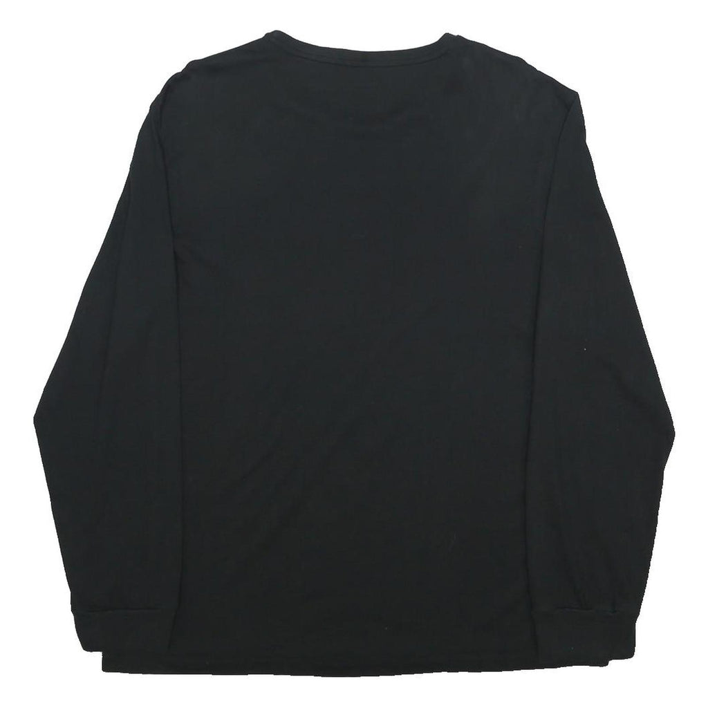 POLO RALPH LAUREN Mens Black Long Sleeve Crew Neck Classic T-Shirt XL