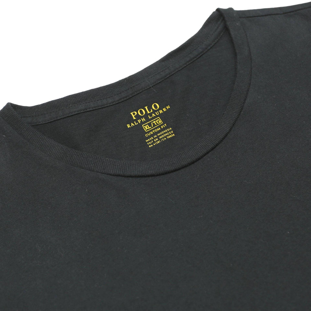 POLO RALPH LAUREN Mens Black Long Sleeve Crew Neck Classic T-Shirt XL