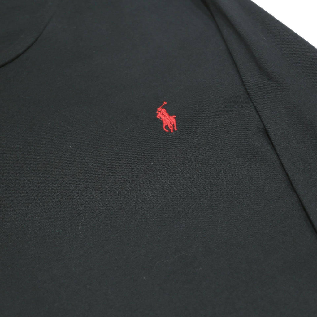 POLO RALPH LAUREN Mens Black Long Sleeve Crew Neck Classic T-Shirt XL