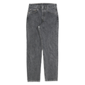 LEVI'S Womens Jeans Black Slim Straight Denim Medium W26 L30 Classic Style