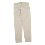 LEVI'S Mens Cotton Blend Slim Beige Trousers W29 L27 Casual Zip Closure