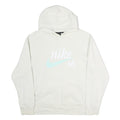 NIKE SB Mens White Pullover Hoodie L Cotton Casual Comfort