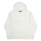 NIKE SB Mens White Pullover Hoodie L Cotton Casual Comfort