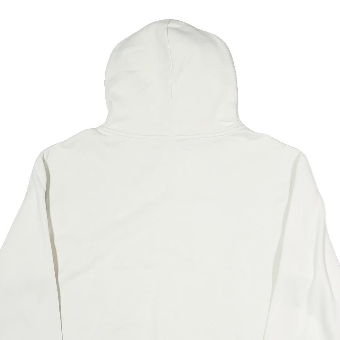 NIKE SB Mens White Pullover Hoodie L Cotton Casual Comfort