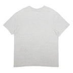CHAMPION Mens Grey Light & Blue Logo Graphic T-Shirt L Short Sleeve Crew Neck