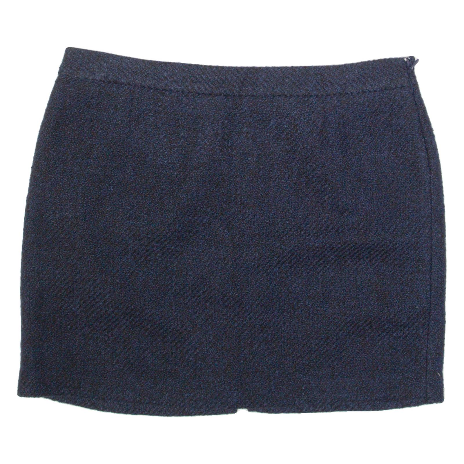 GAP Womens Mini Skirt Blue Short Wool M
